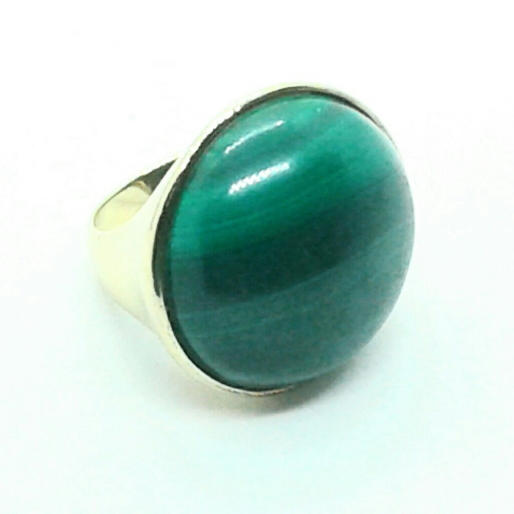 VINTAGE HUGE MALACHITE RING